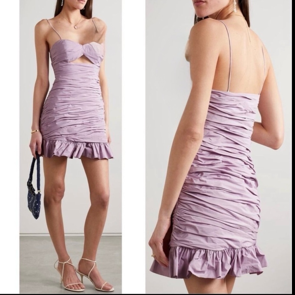 Loveshackfancy Jessilyn Ruched Mini Dress